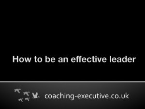 How To Be An Effective Leader Slide 1
